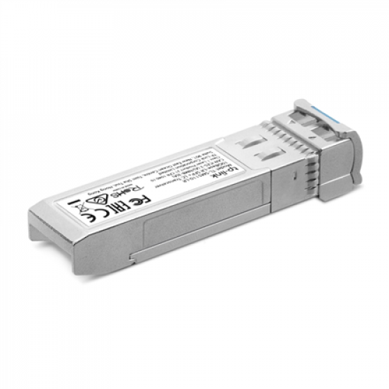 TP-LINK | 10GBase-LR SFP+ LC Transceiver | TL-SM5110-LR | LC Duplex | 10240 Mbit/s | Wavelength 1310 nm | Maximum transfer distance 10000 m | 0–70 °C
