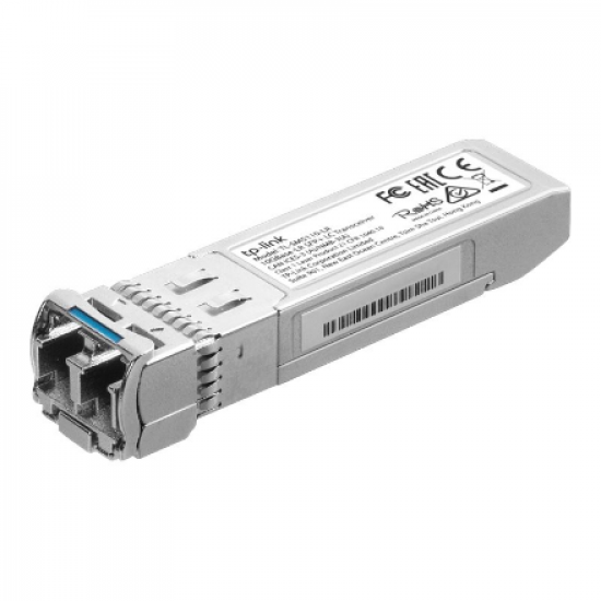 TP-LINK | 10GBase-LR SFP+ LC Transceiver | TL-SM5110-LR | LC Duplex | 10240 Mbit/s | Wavelength 1310 nm | Maximum transfer distance 10000 m | 0–70 °C