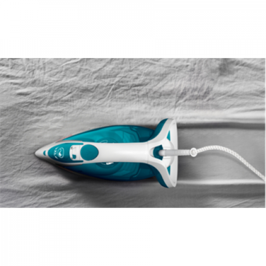 TEFAL | FV5718 | Steam iron | 2500 W | Water tank capacity 270 ml | Continuous steam 45 g/min | Steam boost performance 195 g/min | Blue/ white
