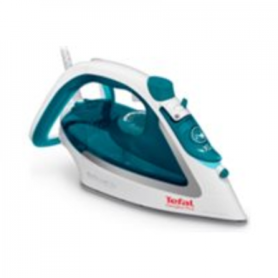 TEFAL | FV5718 | Steam iron | 2500 W | Water tank capacity 270 ml | Continuous steam 45 g/min | Steam boost performance 195 g/min | Blue/ white