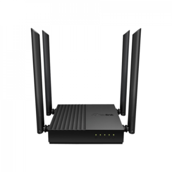 AC1200 Wireless MU-MIMO Wi-Fi Router | Archer C64 | 802.11ac | 867+400 Mbit/s | Ethernet LAN (RJ-45) ports 4 | Mesh Support No | MU-MiMO Yes | No mobile broadband | Antenna type 4 x Fixed