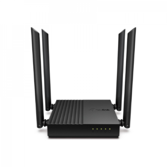 AC1200 Wireless MU-MIMO Wi-Fi Router | Archer C64 | 802.11ac | 867+400 Mbit/s | Ethernet LAN (RJ-45) ports 4 | Mesh Support No | MU-MiMO Yes | No mobile broadband | Antenna type 4 x Fixed