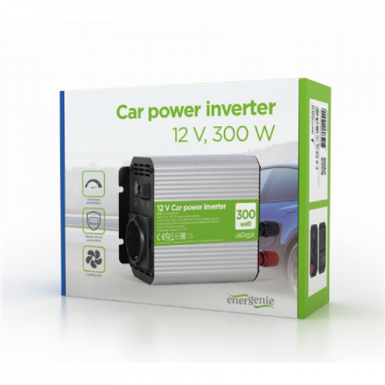 EnerGenie | 12 V Car power inverter, 300 W | EG-PWC300-01