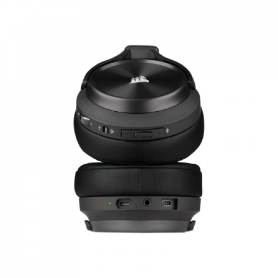 Corsair | High-Fidelity Gaming Headset | VIRTUOSO RGB WIRELESS XT | Wireless/Wired | Over-Ear | Wireless | Black