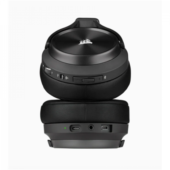 Corsair | High-Fidelity Gaming Headset | VIRTUOSO RGB WIRELESS XT | Wireless/Wired | Over-Ear | Wireless | Black