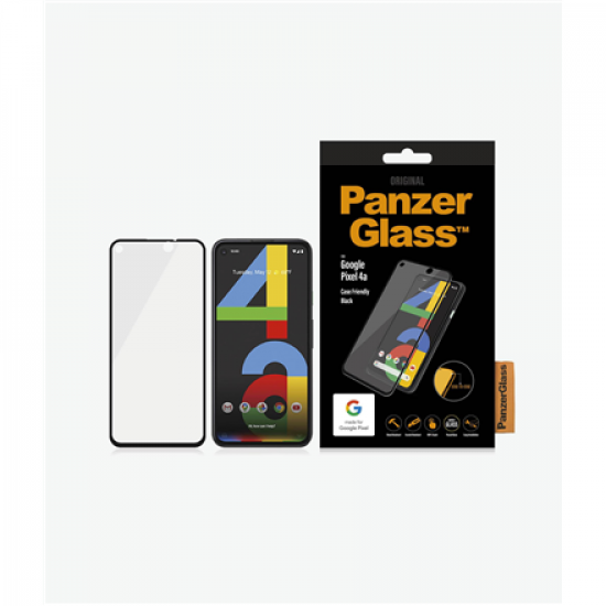 PanzerGlass | Google Pixel 4a | Black | Case Friendly