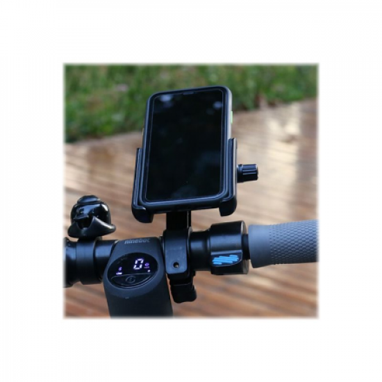 Segway | Smartphone holder for Kickscooters | Adjustable | Black | 360 ° | 6.5 