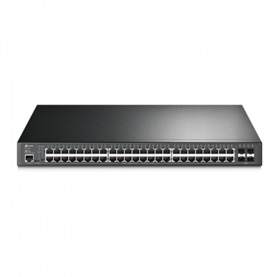 TP-LINK | 52-Port Gigabit L2+ Managed Switch with 48-Port PoE+ | TL-SG3452P JetStream | Managed L2+ | Rackmountable
