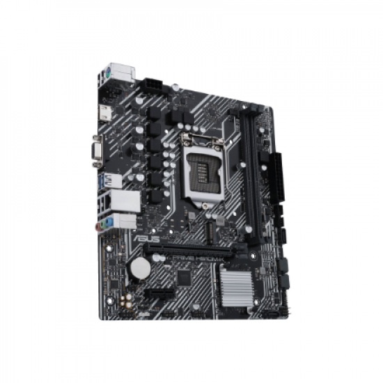 Asus | PRIME H510M-K | Processor family Intel | Processor socket LGA1200 | DDR4 | Memory slots 2 | Supported hard disk drive interfaces 	SATA, M.2 | Number of SATA connectors 4 | Chipset  H510 | Micro ATX