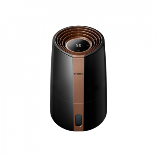Philips | HU3918/10 | Humidifier | 25 W | Water tank capacity 3 L | Suitable for rooms up to 45 m² | NanoCloud evaporation | Humidification capacity 300 ml/hr | Black