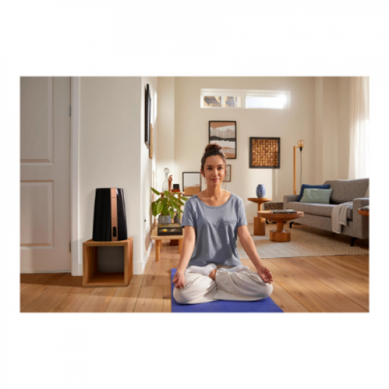 Philips | HU3918/10 | Humidifier | 25 W | Water tank capacity 3 L | Suitable for rooms up to 45 m² | NanoCloud evaporation | Humidification capacity 300 ml/hr | Black