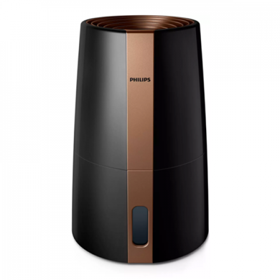 Philips | HU3918/10 | Humidifier | 25 W | Water tank capacity 3 L | Suitable for rooms up to 45 m² | NanoCloud evaporation | Humidification capacity 300 ml/hr | Black