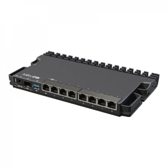 Wired Ethernet Router | RB5009UG+S+IN | No Wi-Fi | 10/100/1000 Mbit/s | Ethernet LAN (RJ-45) ports 7 | Mesh Support No | MU-MiMO No | No mobile broadband | 1 | 12 month(s)