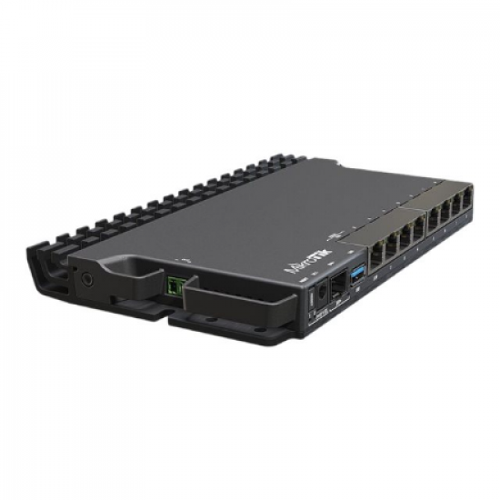 Wired Ethernet Router | RB5009UG+S+IN | No Wi-Fi | 10/100/1000 Mbit/s | Ethernet LAN (RJ-45) ports 7 | Mesh Support No | MU-MiMO No | No mobile broadband | 1 | 12 month(s)