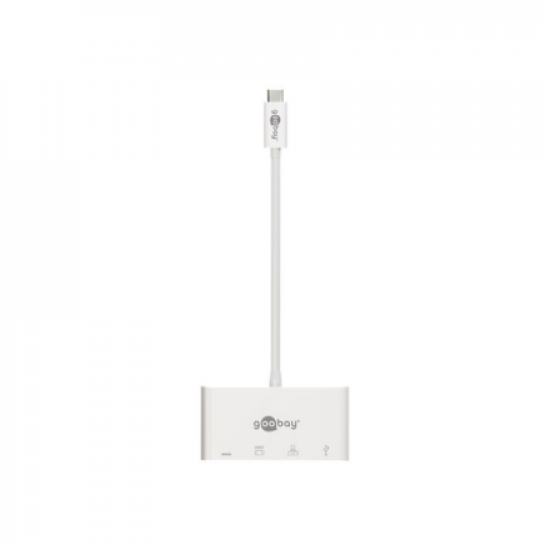 Goobay | USB-C Multiport Adapter (HDMI + Ethernet, PD) | 62105