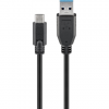 Goobay | Round cable | Sync & Charge Super Speed USB-C to USB A 3.0 charging cable | 67890 | USB 3.0 male (type A) | USB-C (male)