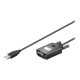 Goobay | USB serial RS 232 converter, Transparent | 68875 | USB 2.0 male (type A) | D-SUB/RS-232 male (9-pin)