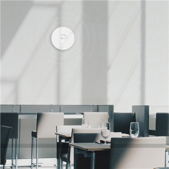 TP-LINK | AX1800 Indoor WiFi 6 Access Point | EAP610 | 802.11ax | 2.4 GHz/5 GHz | 1201 Mbit/s | N/A Mbit/s | Ethernet LAN (RJ-45) ports 1 | MU-MiMO Yes | PoE in | Antenna type Internal Omni