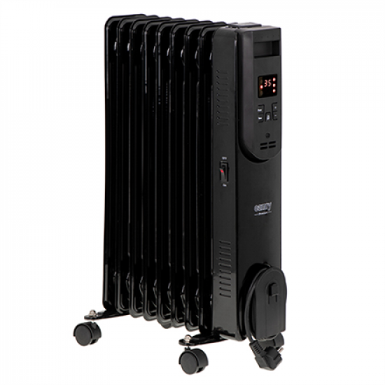 Camry | Heater | CR 7813 | Oil Filled Radiator | 2500 W | Number of power levels 3 | Black