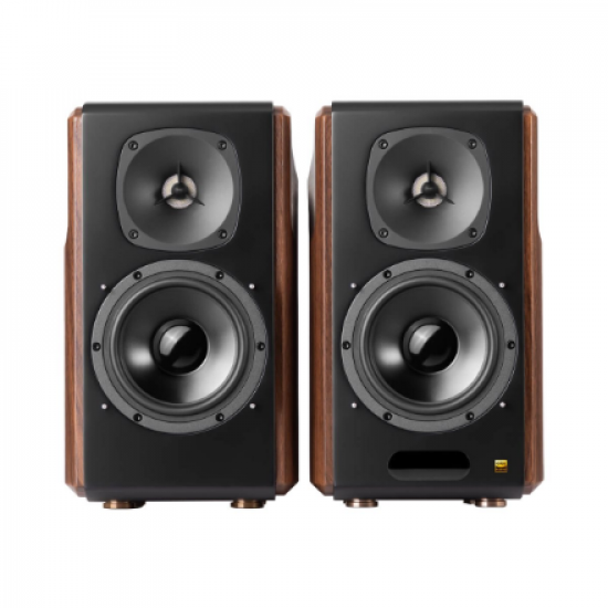 Edifier S2000MKIII Bookshelf Speaker, Brown | Edifier