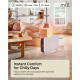 Mill | Heater | CO2200LEDMAX | Convection Heater | 2200 W | Number of power levels 3 | Suitable for rooms up to 5-30 m² | White