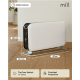 Mill | Heater | CO2200LEDMAX | Convection Heater | 2200 W | Number of power levels 3 | Suitable for rooms up to 5-30 m² | White