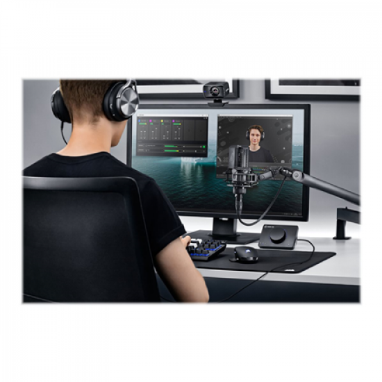 Elgato | Wave XLR | USB-C 3.0 | A compact USB interface that gives your mic superpowers, Wave XLR features proprietary anti-distortion technology, swappable design components, and integration with custom mixing software | Black