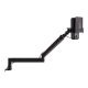 Elgato | Wave Mic Arm | 10AAN9901 | Upper Arm Desk Clearance (160 mm); Lower Arm Desk Clearance (70 mm); Horizontal Reach (740 mm); Vertical Rotation (90 ° up / 60 ° down (elbow); Desk Clamp expandable up to 60 mm | Low Profile