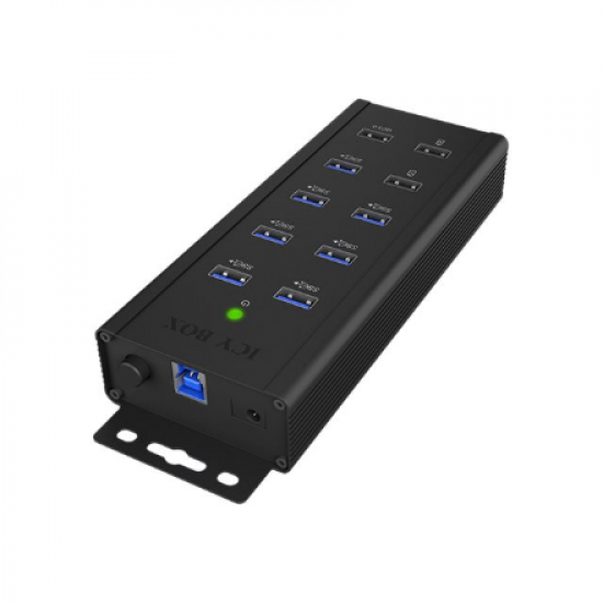 Raidsonic | 7-port Industrial hub | IB-HUB1703-QC3 | USB Type-A
