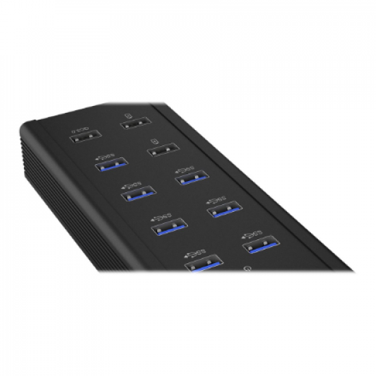 Raidsonic | 7-port Industrial hub | IB-HUB1703-QC3 | USB Type-A