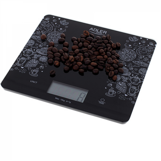 Adler | Kitchen scale | AD 3171 | Maximum weight (capacity) 10 kg | Graduation 1 g | Display type LCD | Black