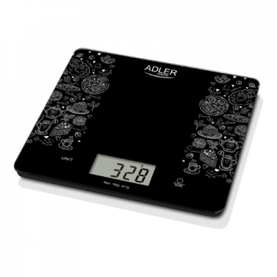 Adler | Kitchen scale | AD 3171 | Maximum weight (capacity) 10 kg | Graduation 1 g | Display type LCD | Black