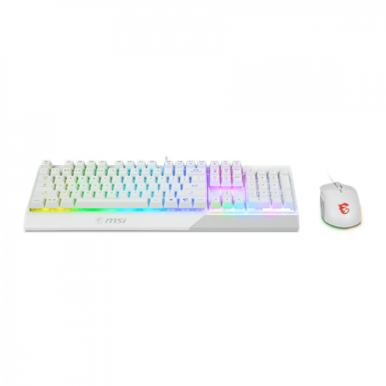 MSI | Vigor GK30 COMBO WHITE | Keyboard and Mouse Set | Wired | Mouse included | US | White