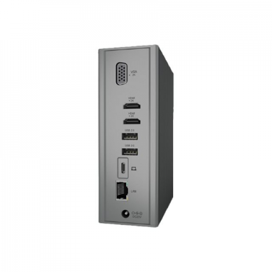Raidsonic | Icy Box | IB-DK2262AC DockingStation | Dock | Ethernet LAN (RJ-45) ports 1 | VGA (D-Sub) ports quantity 1 | USB 3.0 (3.1 Gen 1) Type-C ports quantity 1 | USB 3.0 (3.1 Gen 1) ports quantity 3 | USB 2.0 ports quantity 3 | HDMI ports quantity 2 |