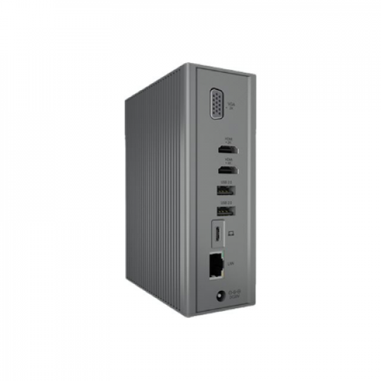 Raidsonic | Icy Box | IB-DK2262AC DockingStation | Dock | Ethernet LAN (RJ-45) ports 1 | VGA (D-Sub) ports quantity 1 | USB 3.0 (3.1 Gen 1) Type-C ports quantity 1 | USB 3.0 (3.1 Gen 1) ports quantity 3 | USB 2.0 ports quantity 3 | HDMI ports quantity 2 |