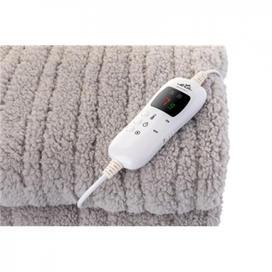 ETA | Electric Heated Blanket | 4325 90000 | Number of heating levels 9 | Number of persons 1 | Washable | Remote control | Shu velveteen & Coral fleece | 120 W | Beige
