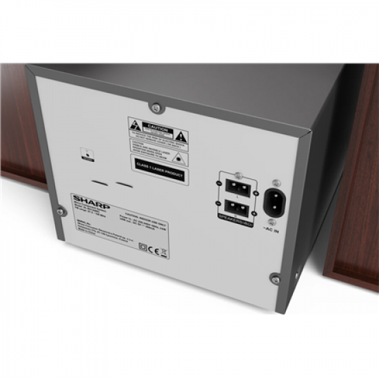 Sharp XL-B512(BR) Hi-Fi Micro System, CD/FM/USB/Bluetooth v5.0, 45W, Brown | Sharp | Hi-Fi Micro System | XL-B512(BR) | Brown | USB port | AUX in | Bluetooth | CD player | FM radio | Wireless connection
