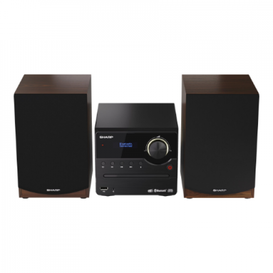 Sharp | Hi-Fi Micro System | XL-B517D(BR) | Brown | USB port | AUX in | Bluetooth | CD player | FM radio | Wireless connection