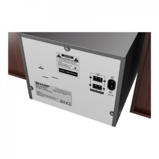 Sharp | Hi-Fi Micro System | XL-B517D(BR) | Brown | USB port | AUX in | Bluetooth | CD player | FM radio | Wireless connection