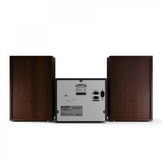 Sharp | Hi-Fi Micro System | XL-B517D(BR) | Brown | USB port | AUX in | Bluetooth | CD player | FM radio | Wireless connection