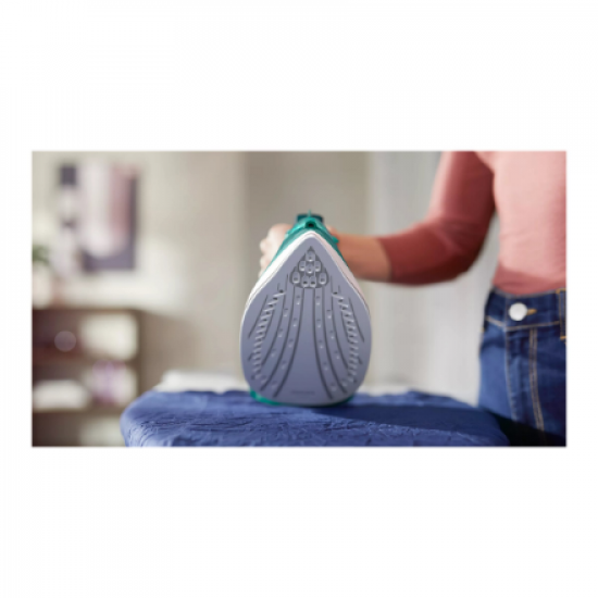 Philips | Iron | DST3030/70 | Steam Iron | 2400 W | Water tank capacity 300 ml | Continuous steam 40 g/min | Steam boost performance 180 g/min | Green