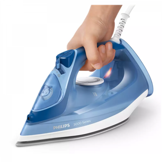 Philips | Iron | DST3031/20 | Steam Iron | 2400 W | Water tank capacity 300 ml | Continuous steam 40 g/min | Steam boost performance 180 g/min | Dark Blue