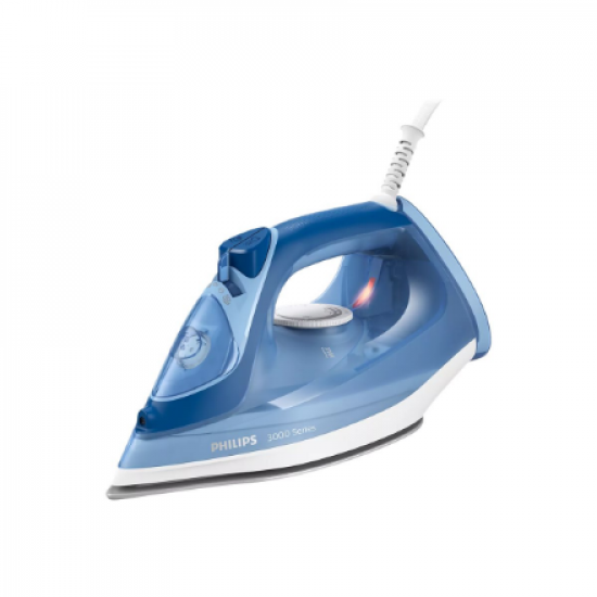 Philips | Iron | DST3031/20 | Steam Iron | 2400 W | Water tank capacity 300 ml | Continuous steam 40 g/min | Steam boost performance 180 g/min | Dark Blue