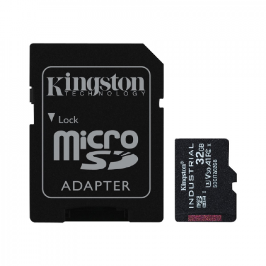 Kingston | UHS-I | 32 GB | microSDHC/SDXC Industrial Card | Flash memory class Class 10, UHS-I, U3, V30, A1