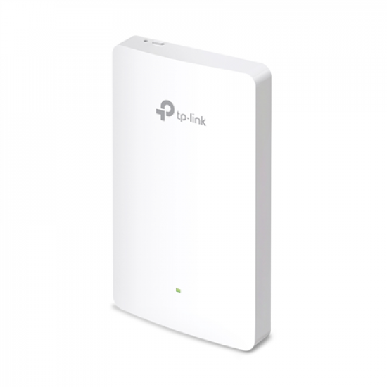 TP-LINK | AX1800 Wall-Plate Dual-Band Wi-Fi 6 Access Point | EAP615-Wall | 802.11ax | 10/100/1000 Mbit/s | Ethernet LAN (RJ-45) ports 4 | MU-MiMO Yes | PoE out