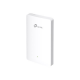 TP-LINK | AX1800 Wall-Plate Dual-Band Wi-Fi 6 Access Point | EAP615-Wall | 802.11ax | 10/100/1000 Mbit/s | Ethernet LAN (RJ-45) ports 4 | MU-MiMO Yes | PoE out