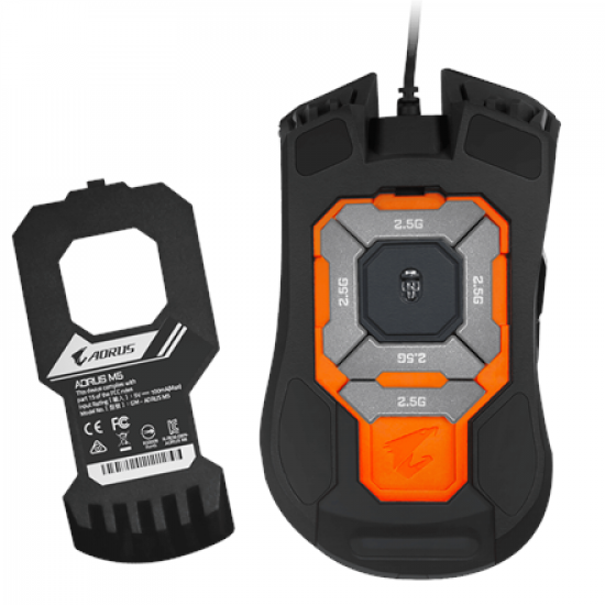 Gigabyte | USB Mouse | AORUS M5 | Wired | Black
