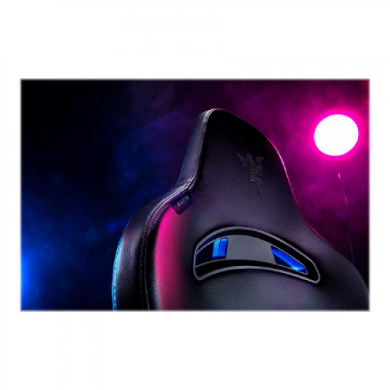 Razer Enki Ergonomic Gaming Chair EPU Synthetic Leather; Steel | Black