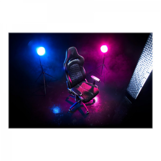 Razer Enki Ergonomic Gaming Chair EPU Synthetic Leather; Steel | Black