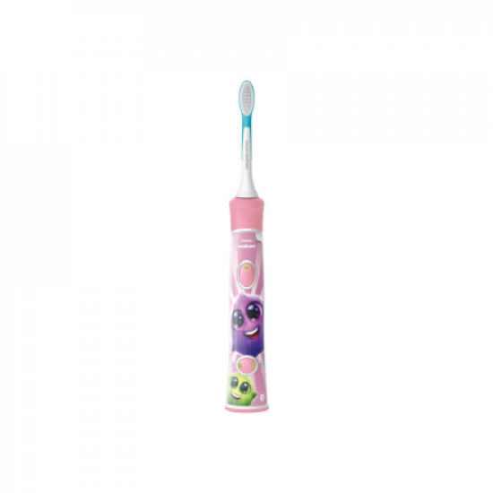 Philips | Electric toothbrush | HX6352/42 | Rechargeable | For kids | Number of brush heads included 2 | Number of teeth brushing modes 2 | Sonic technology | Pink